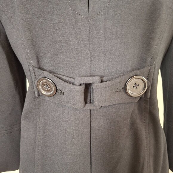 Vintage Peacoat Womens Military Style Utility Jacket Sz L Cropped Goth Gorpcore - Picture 9 of 12